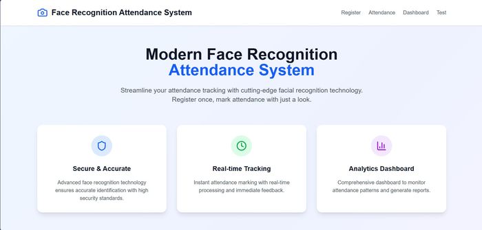 Face Recognition Attendance System - AI-powered attendance tracking application