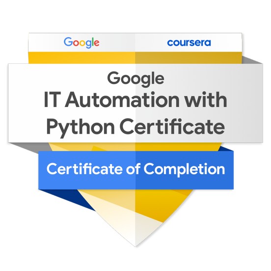 Google IT Automation with Python