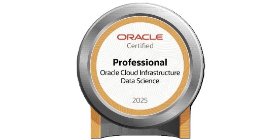 Oracle Cloud Infrastructure 2025 Certified Data Science Professional