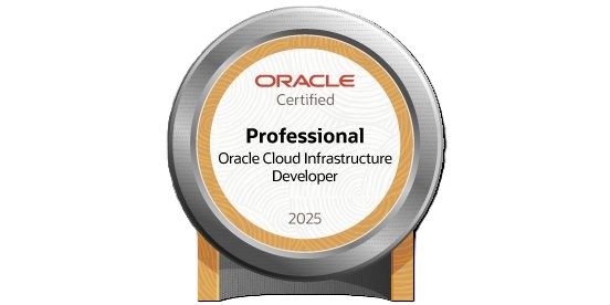 Oracle Cloud Infrastructure 2025 Certified Developer Professional